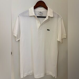 SOLD**ITEM NOT FOR SALE **Lacoste Men's Classic White Polo Shirt Size: 3 ( Small